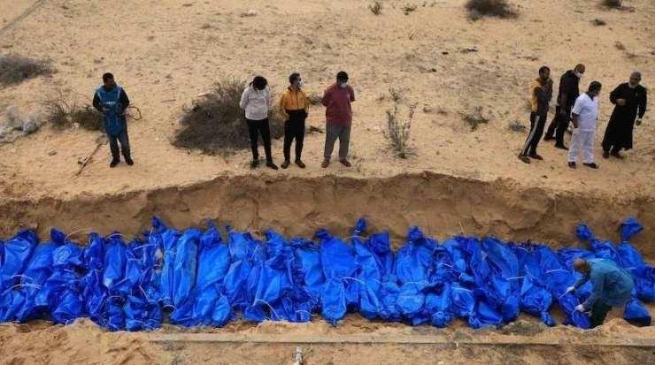 加沙乱葬坑现数百具遗体！联合国要求调查