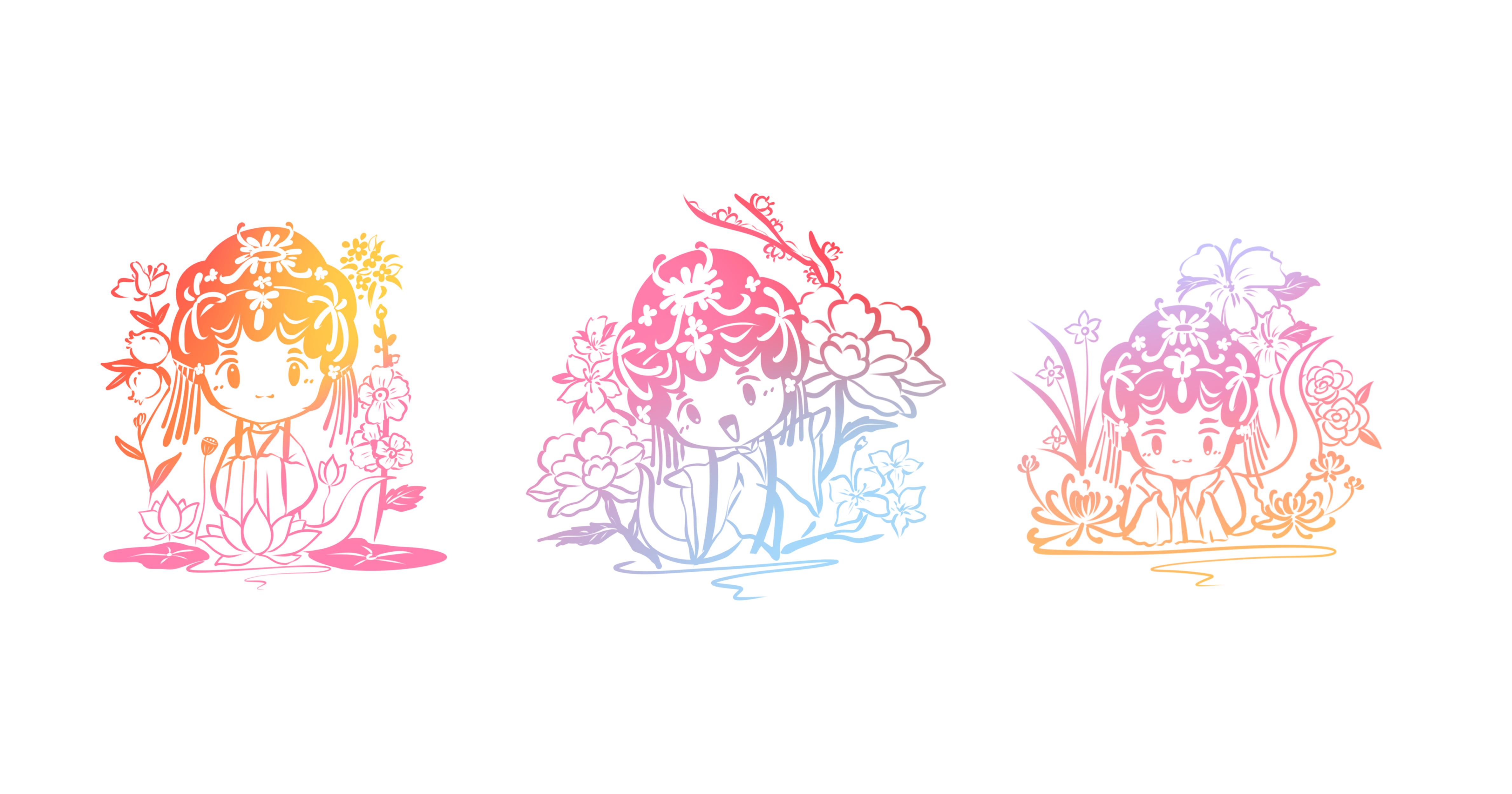 “十二花神”蛇年专属印章