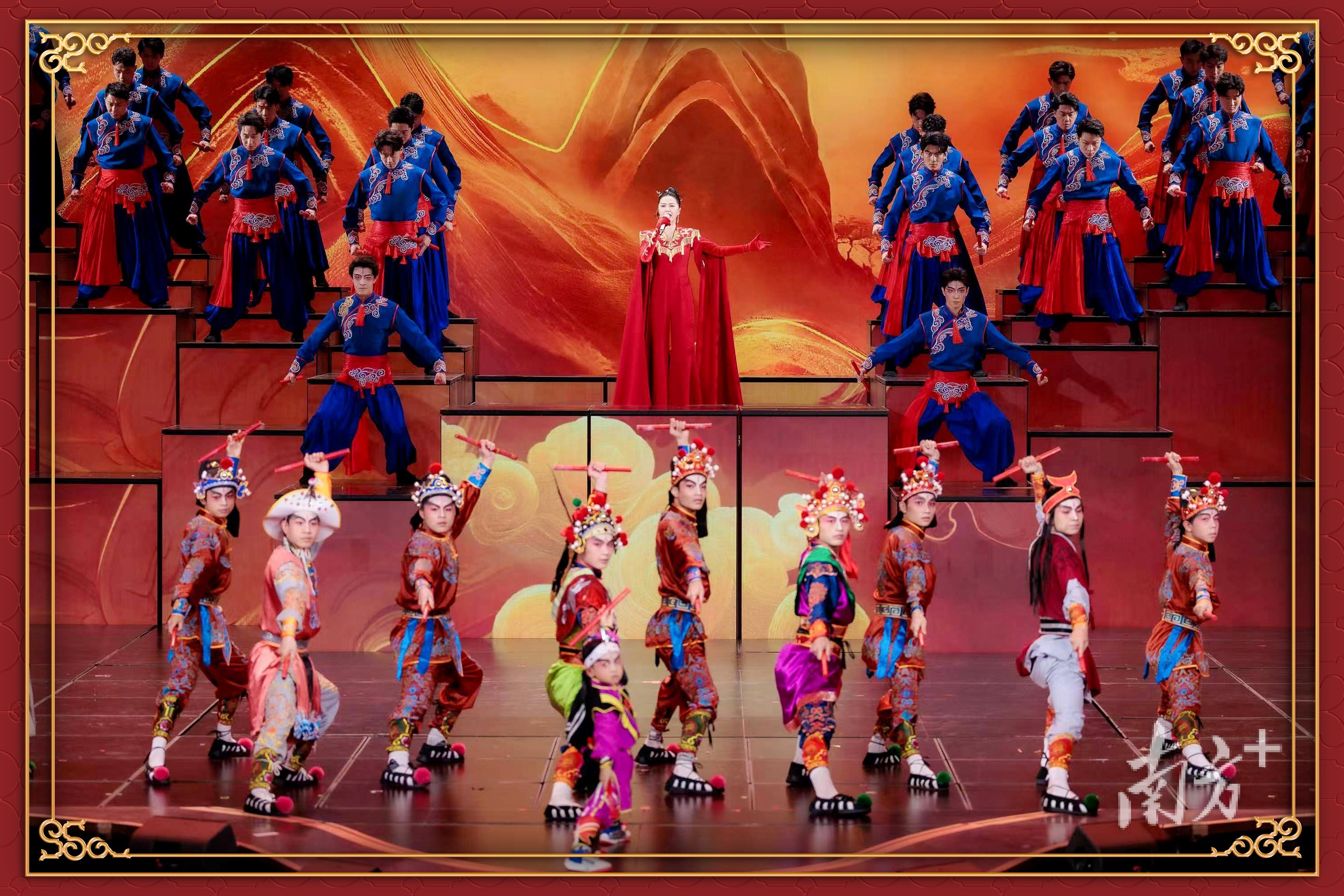 “中华战舞”潮汕英歌首次登上央视春晚舞台。资料图片 “中华战舞”潮汕英歌首次登上央视春晚舞台。资料图片