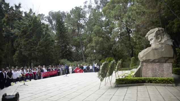 英雄花开英雄城| 冼星海诞辰120周年祭奠活动举行