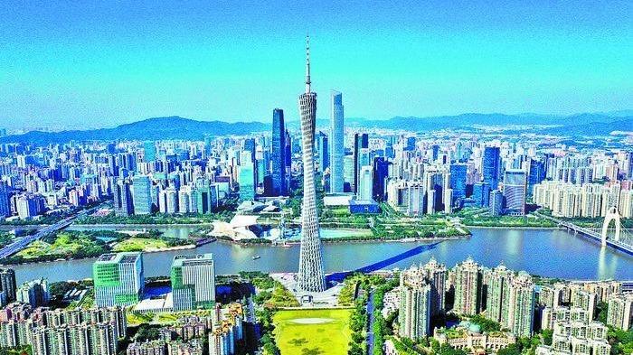 珠江两岸 广州塔 广州日报新花城记者:莫伟浓