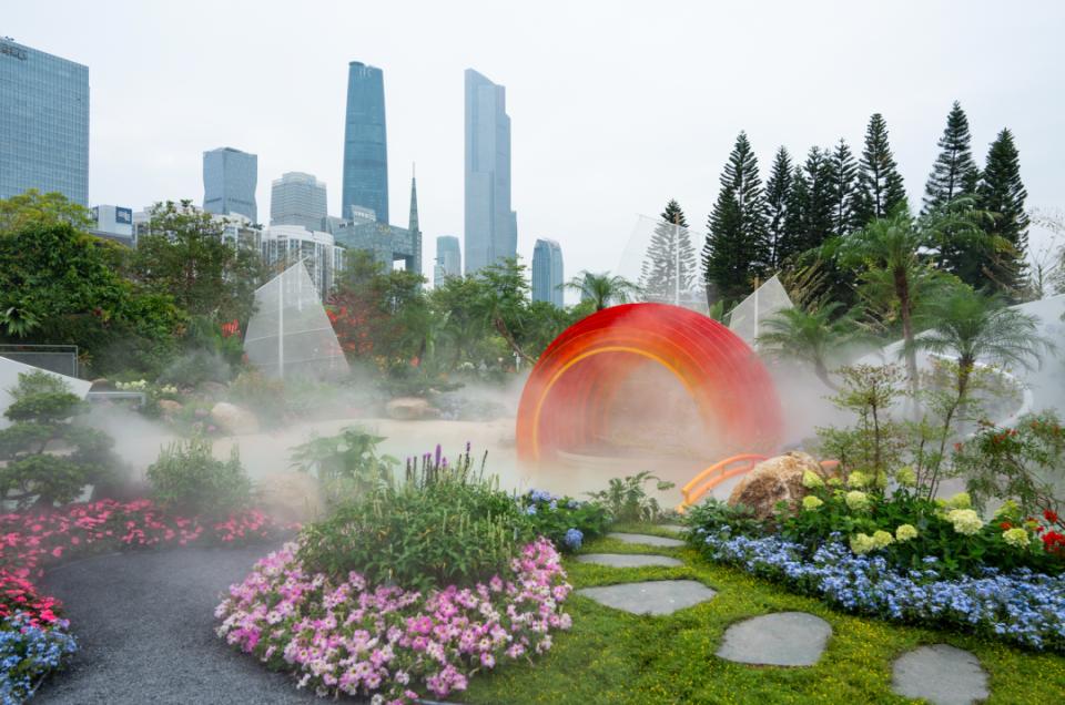 再现“海上日出”！快来打卡双奖加持的“红日云帆”黄埔园