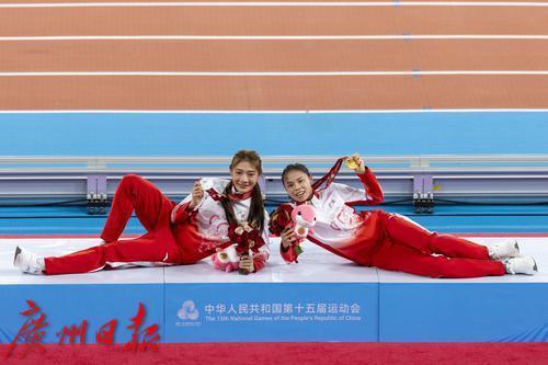 莫家蝶卫冕全运会女子400米栏金牌！广东队包揽金银