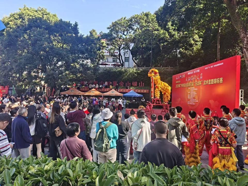 展示传统武术风采！500武者决胜广州帽峰之巅