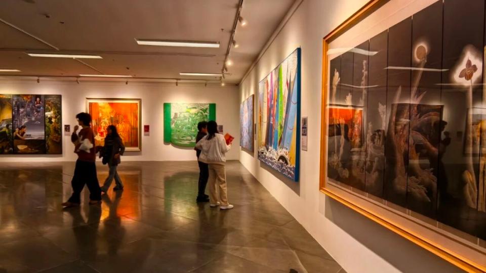 看！壁画里的“制造美学”，第二届壁画作品展览在岭南美术馆开幕