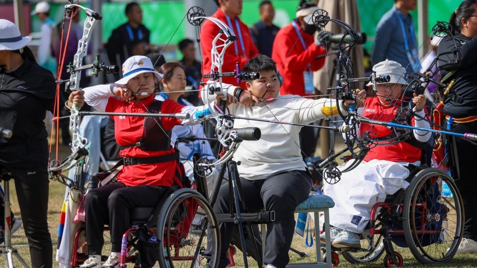 残特奥会射箭比赛诞生21枚金牌