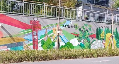 花都花城街“花语绿廊”成网红打卡新点