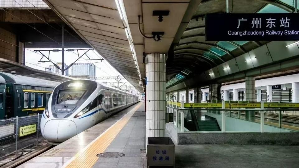 广州东站站改配套工程——广州东至新塘五六线开工