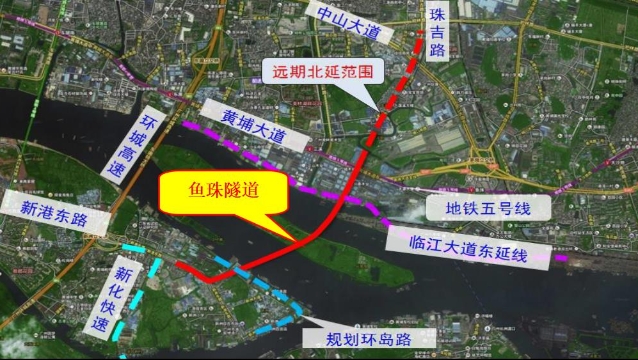 鱼珠隧道预计今年5月开工，2025年5月建成通车