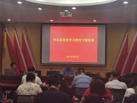 沙东街党史学习教育专题党课