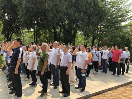 缅怀先烈志 共筑石牌梦