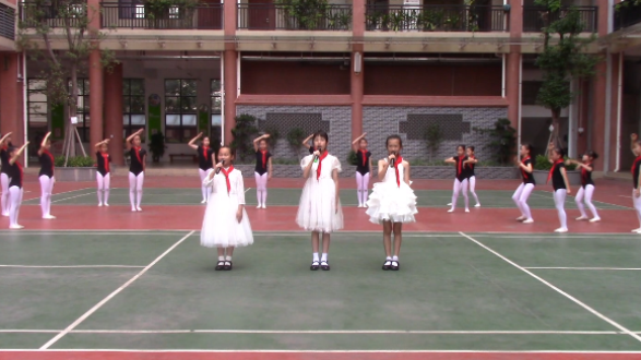 广州市黄埔区怡瑞小学《红星歌》+《中国少年先锋队队歌》