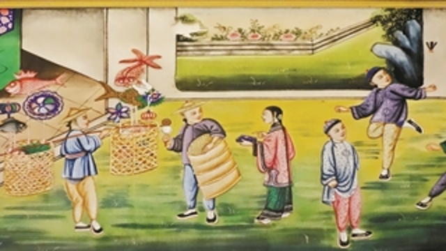 赏精美外销画 品传统“广州年”