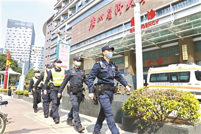 【防控新型冠状病毒】广州警方日均出动警力超过1.5万人