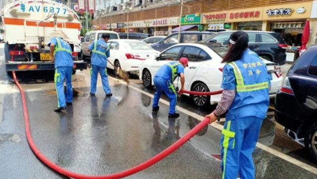 广州城市环境提升，清扫保洁率达到100%