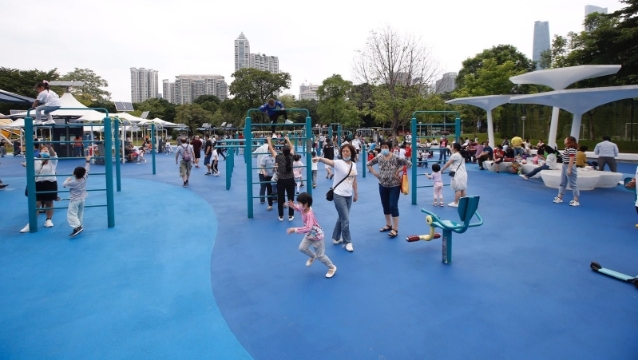 广州首座智能体育公园亮相二沙岛，体育科技闪耀珠江画廊