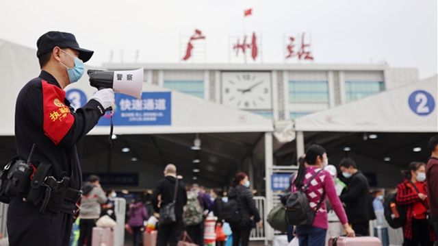 春运第一天，广州地区共发送旅客29.7万人次