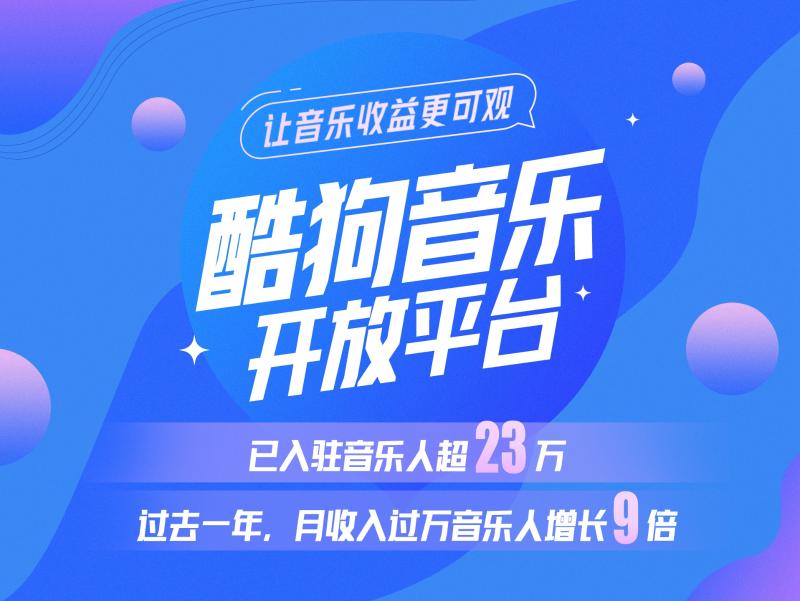 酷狗数字音乐内容创新服务平台——酷狗音乐开放平台