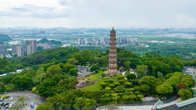 受台风影响，24日16时起广州番禺莲花山临时闭园