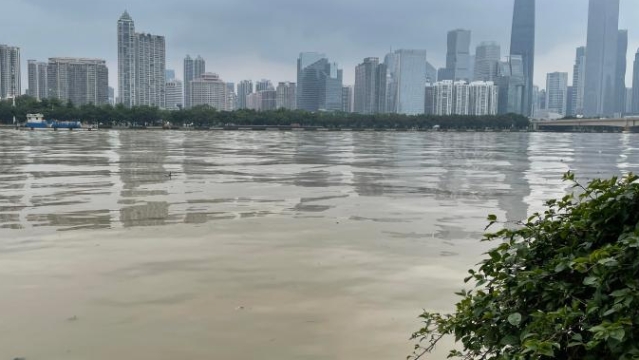 受台风“马鞍”影响，广州出现超警戒高潮位
