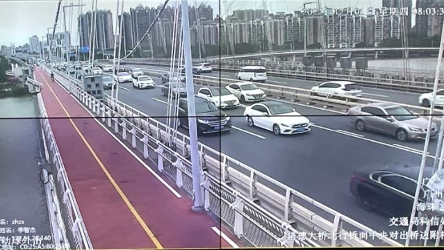 早高峰广州中心区交通指数回升，部分点位车流增加明显