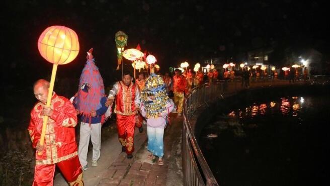 广州增城 | 民俗文化闹新春 渔灯舞动年味浓