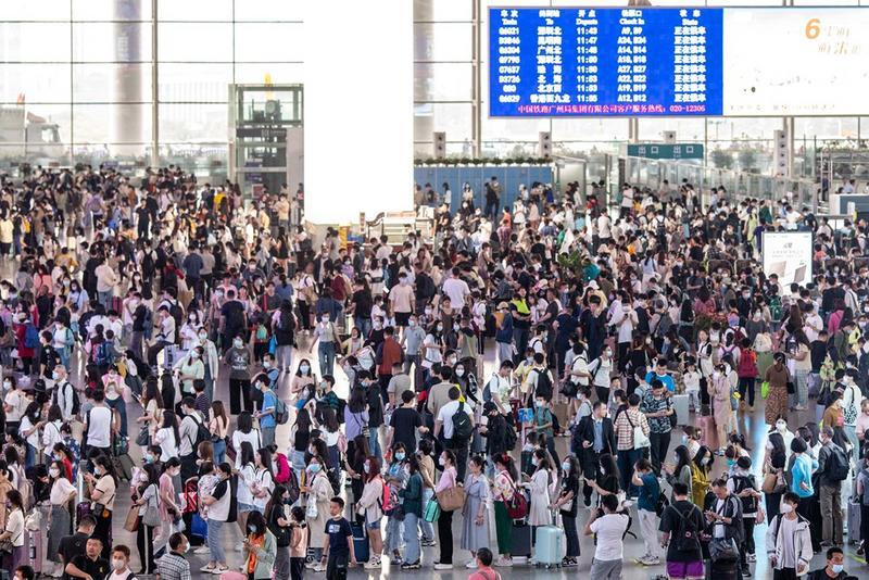 廣州南站“五一”期間刷新三大客流紀錄