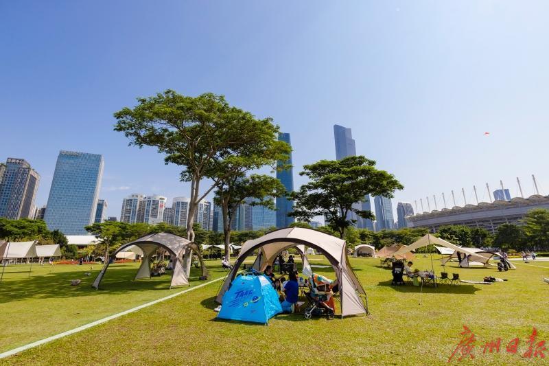 更多公園開放帳篷區，廣州公園綠地開放共享區域名單出爐