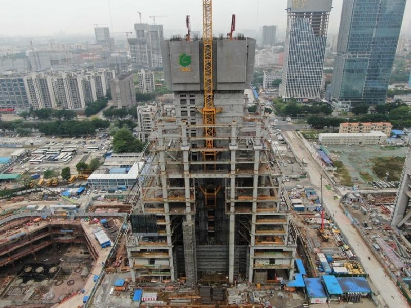 廣州國際文化中心進入標準層施工新階段，明年主體結構封頂
