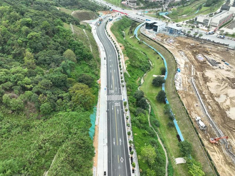 廣州黃埔長嶺居交通再提速，規劃一路通車