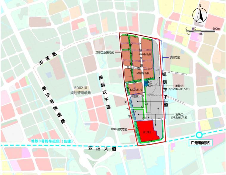 广州新城停车场及周边用地规划公示