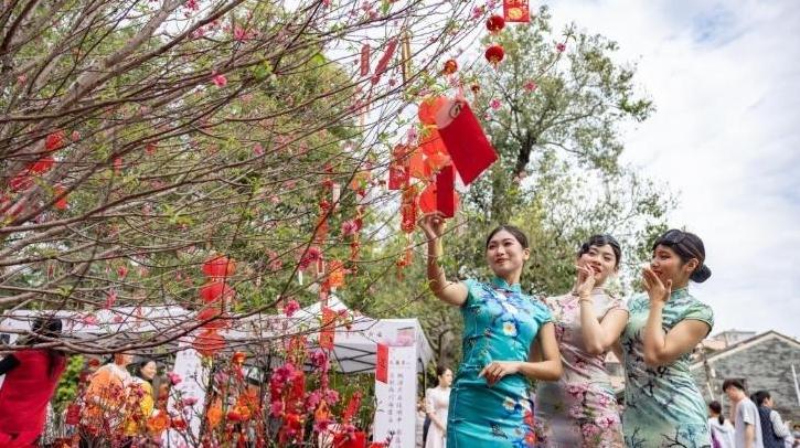 新春走基层丨赏桃花、逛花街、尝美食，桃花雅集邀请你来过大年！