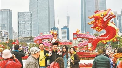 老花市出新招 广州迎春花市迸发新活力