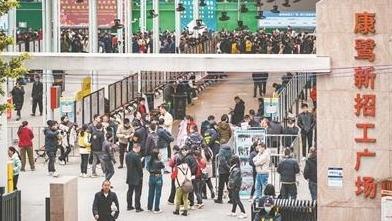 春节后广州海珠康鹭片区首场集体招聘会举行