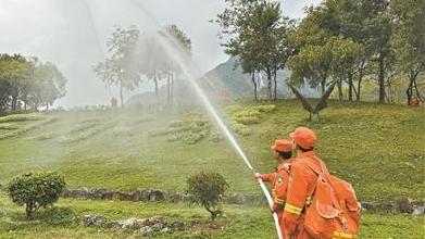 广州筑牢清明森林防火墙