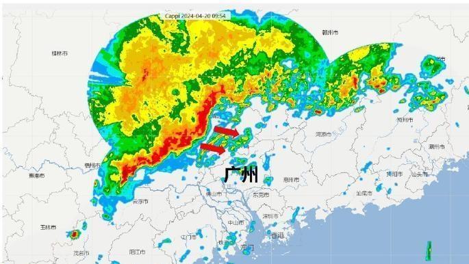 11点前后广州雷雨转频密！ ​​​