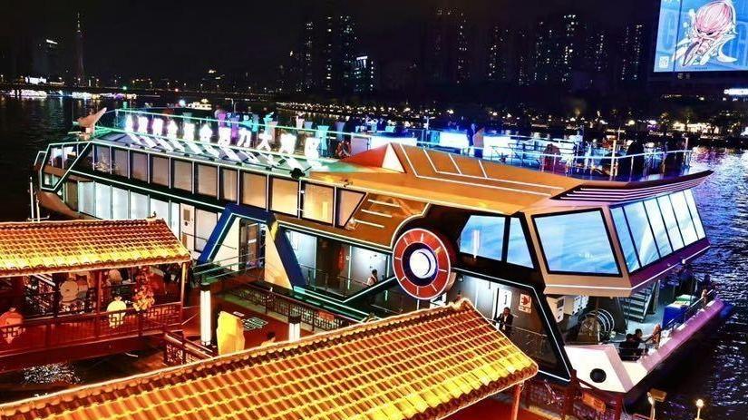 “全运号”游船启航,珠江上唱响《气势如虹》热烈期盼全运会