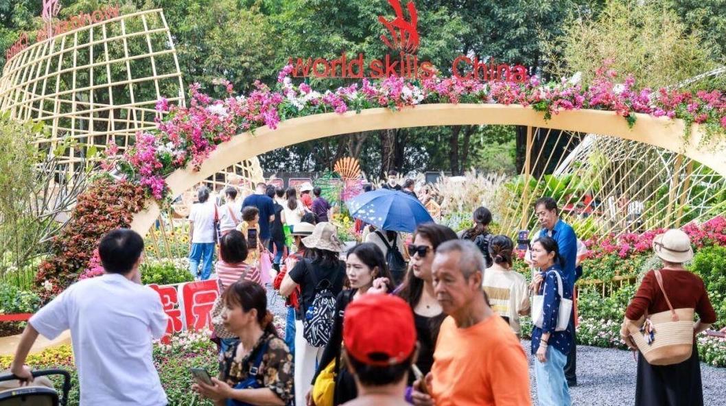 广州技校为园博会打造“会呼吸的世赛技能花园”