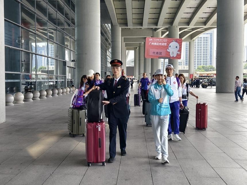 辦事保證十五運會專包養心得，廣州南站加開列車