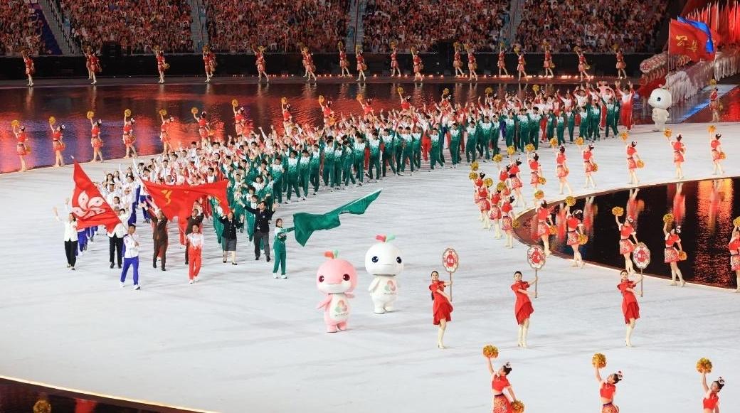 一队一首专属BGM!十五运会开幕式代表团入场音乐各具地方特色