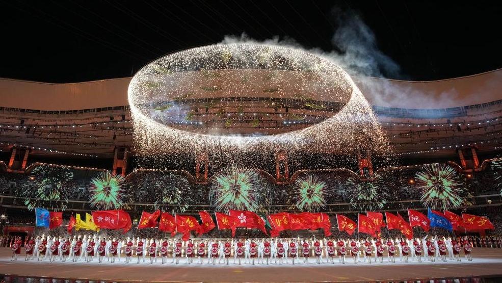 收藏级!全运会开幕式精彩瞬间!