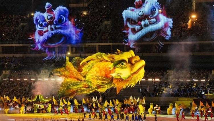 太震撼!十五运会开幕式舞台燃爆现场,第二波精彩图集来了