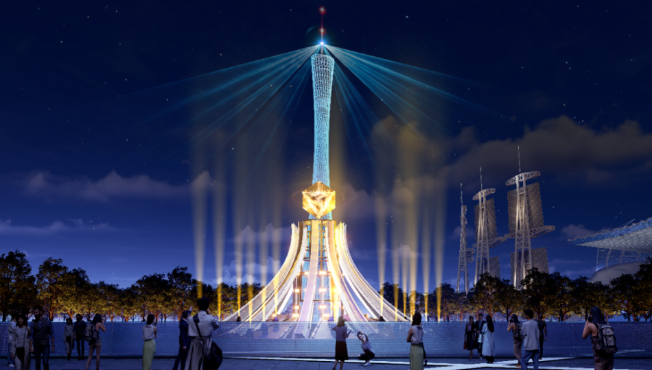 三塔首次联动！广州国际灯光节攻略来了