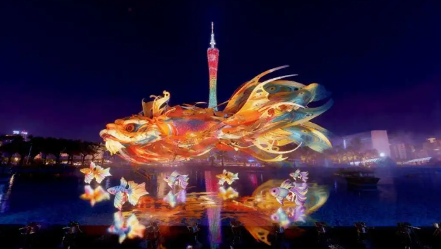 广州国际灯光节明天开幕 记者提前探营“光影世界”