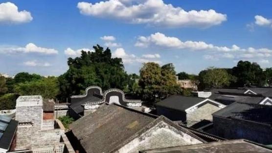 十五运会媒体采风活动走进岭南古村:桃源转身可及 都市抬眼即见