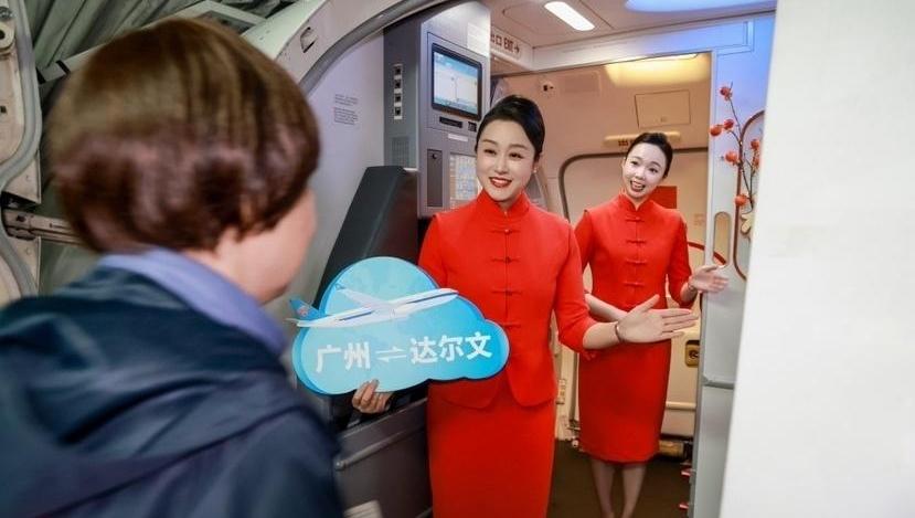 白云机场国际航线上新！南航广州至达尔文航线开通