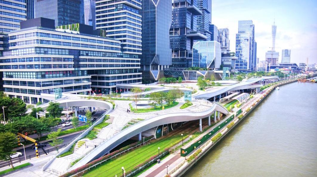 打卡清单+1!琶洲滨江立体工程正式对外开放