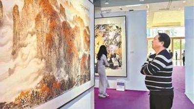 第30届广州艺博会启幕 徐悲鸿、梵高等大师力作亮相