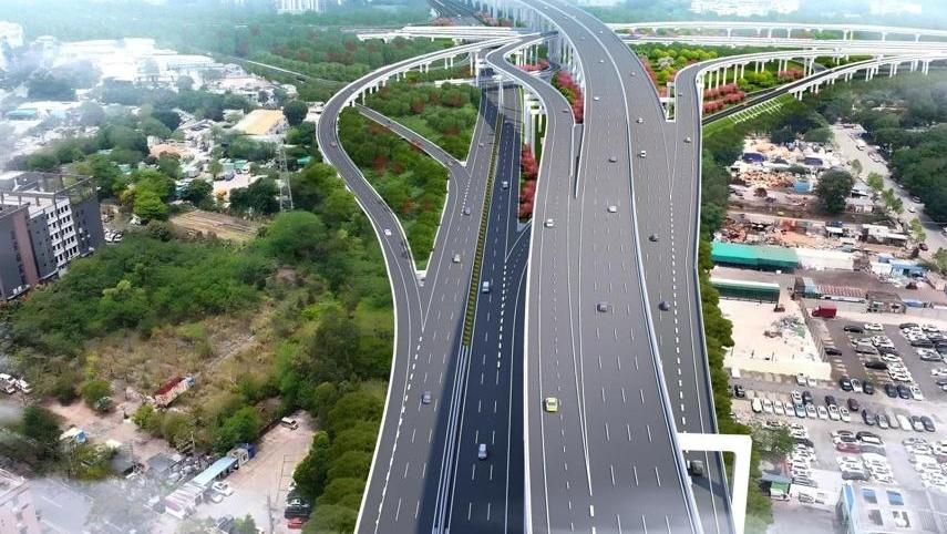 华南快速路二期（太和—岑村段）改扩建工程开工