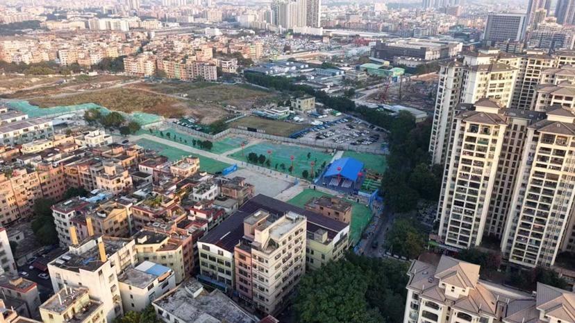 白云棠涌村改造提速!第二批安置地块开建